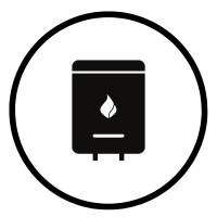 Natural Gas Boiler Icon