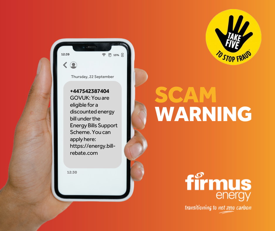 Scam Warning | Firmus Energy